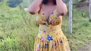 Lina Henao a Naughty Colombian Showing Her Big Ass in Calima Darien - Exhibitionism