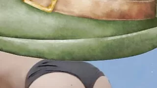 Big Butt Latina - Jocker's Cock