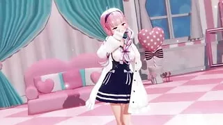 Minato - Cute Teen Sexy Dance and Gradual Undressing