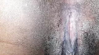 Big pussy with full of delicious thick sperm lots of sauce in my chocolate pussy