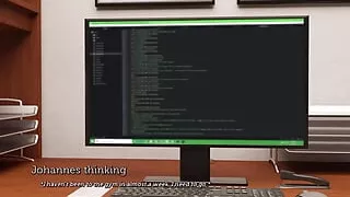 The adventurous couple #41 - Johannes thought of January at the gym ... Vincent the waiter fucked Anne