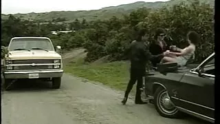 Hot ass brunette chick outdoors cock sucking and fucking