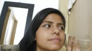 Footjob ends in a hard and hot fuck - Porn in Spanish