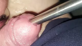 big soundings bar on soft cock