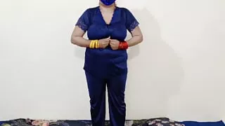 Busty Milf with Big Boobs Masturbating with Big Dildo