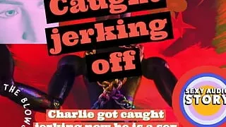 Charlie Got Caught Jerking Now He Is a Sex Doll at the Gloryhole