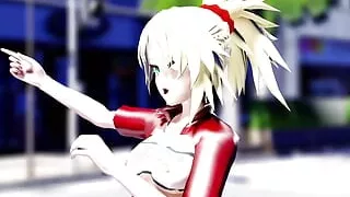 FGO Mordred - Sexy Girl Dancing (3D Hentai)