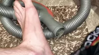 vacuum cleaner suck my balls and hot sweet cum