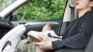 I had to fuck my Air Force in the car