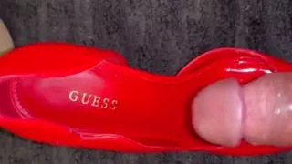 Cum on Guess Stilettos