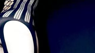 MILF in Fishnet Suit Fucked From Standing - POV