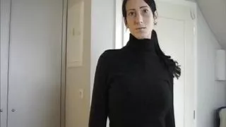 Pornstar for a day Alice the brunette teen masturbates her