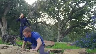 MILFY Officer Sweet Vickie teaches her bad boy ex a lesson