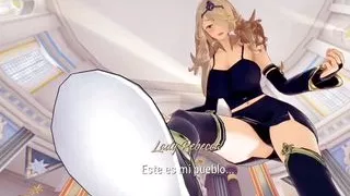 Hero's Harem Guild Cap 3 - the Sexy Blonde Lady Rebeca and Her Village