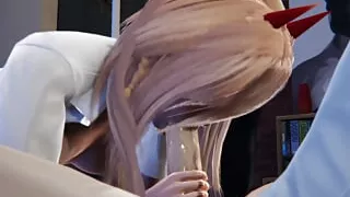 Power fucks Denji l Anime Chainsaw Man l 3d animation Hentai