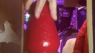 Deep stretch  huge plug