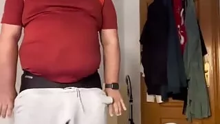 Handjob Solo Arriving From Gym