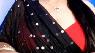 Sexy Girl Opens Her Bra, Shows Her Boobs, Presses Them and Does Pussy Fingering