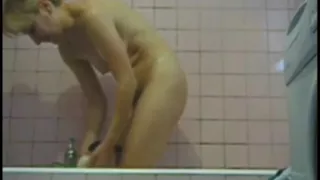 My 50 Years Old Hairy Mom Spied In Bathroom