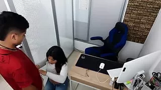 I Have a Fetish at Work with My Coworker - Porn in Spanish