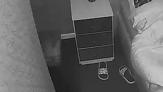 Step mom with tattoo sneaking into step son bed