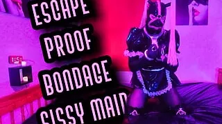 Sissy Maid Stuck in Bondage