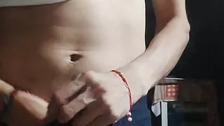 Rich Young Man's Cock Masturbating Online