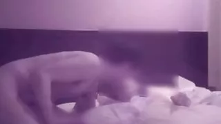 I make my cute girlfriend wearing sexy lingerie feel good with my fingers and have sex in missionary and cowgirl positions.