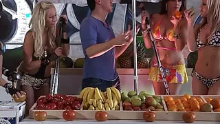 Funny Rare Anal Sex FFM Threesome with Capri and Carla by Big Dick Guy