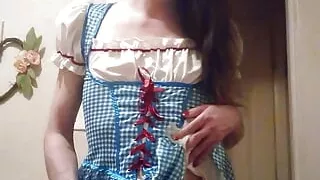 millie wets diaper and gets ready for daddy to come home!