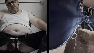 Love Wearing White Jockstrap and Wanking