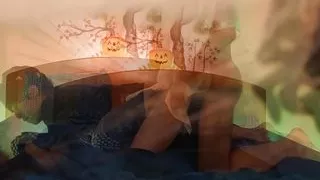 Halloween with Jon Arteen, ghost boy fucks bareback emo femboy until orgasm moaning  Halloween ghost fucks a cute emo femboy, gr