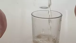 Filling my glass