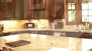 The gorgeous busty Latina shakes her big mature ass while riding a big hard dick