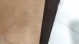 Masturbating outside female toilet