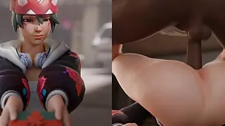 Aphy3d Christmas gift intense sex tasty tasty tight pussy swallowing big poll sweet pleasure tasty sweet pussy swallowing cum