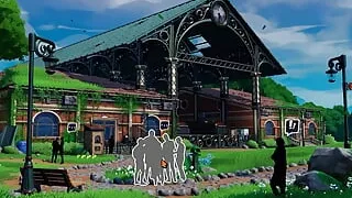 Peach Hills Division -  Busty babe naked on the woods (1)