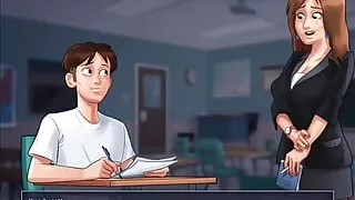 Summertime Saga - Miss Bissette sex scene