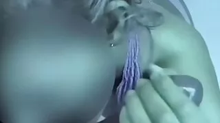 Blowing a in the mouth