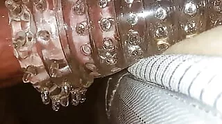 Hot cock and flashlight fucking.