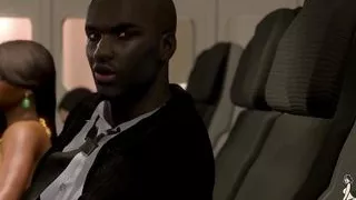 Ms. Jiggles Gets raunchy on the airplane