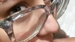 Hot sex in the room and with milk in my mouth