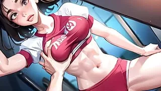 Sexy and horny gym sluts compilation