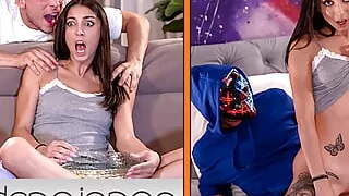 Dane Jones Victoria Nyx role play creampie on halloween with creepy costume
