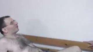 Smiling statuesque redhead with great boobs gives a blow job then gets a facial