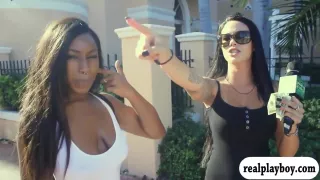 Convinced To Jump In A Trampoline Naked For Money