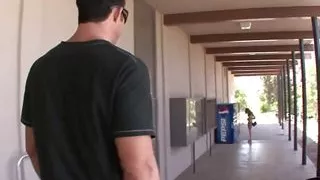 Cute Cali is just perfect for stuffing hard on camera