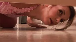 Stud jumps a milf in the toilet and fucks her