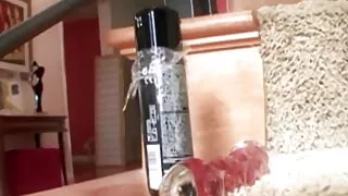 Lucky guy fucks a hot Asian babe on the stairs