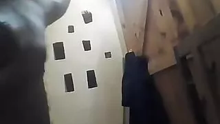 After a long stay l wank on my trouser